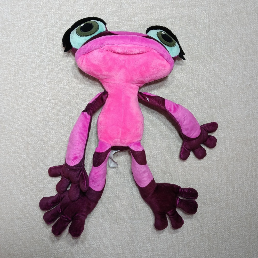 Kohls Cares Rio 2 Gabi Poison Dart Frog Pink Purple Plush Stuffed Animal 16 inch
